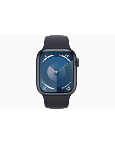 Ağıllı saat Apple Watch 9 41mm Midnight Aluminum Case with Midnight Sport Band - M/L (MR8X3LL/A)