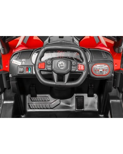 Uşaq elektrik avtomobili Sundays Jeep Багги LS819, qırmızı