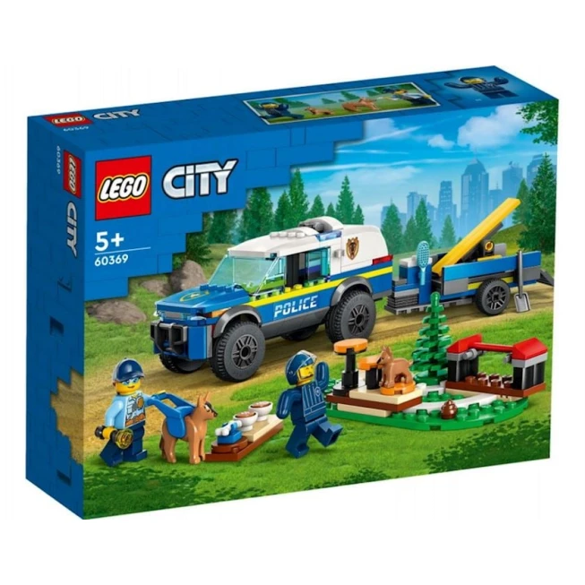 Конструктор LEGO City Mobile Police Dog Training 60369, 5+ лет, 197 элементов