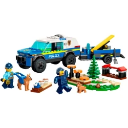 Конструктор LEGO City Mobile Police Dog Training 60369, 5+ лет, 197 элементов