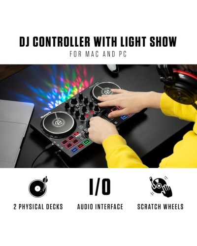 DJ kontrol cihazı Numark Party Mix II, 2 kanallı - PARTYMIXII