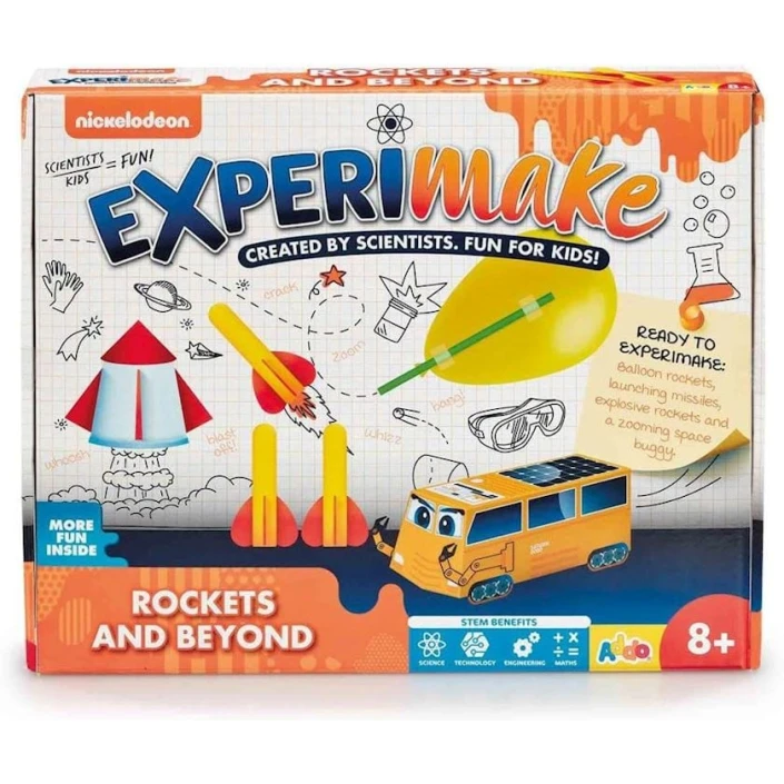 Набор для опытов Nickelodeon Experimake Rockets and Beyond, 8+ лет