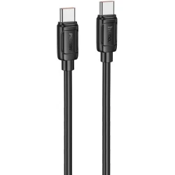 Кабель USB Hoco X115,240 Вт Type-C to Type-C черный