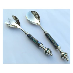 Набор для салата Porland Pernel, серебристый, 2 предмета Набор для салата Porland Pernel, серебристый, 2 предмета