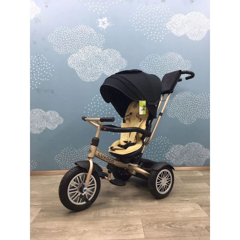 Uşaq üçün üçtəkərli velosiped Luxnon A215, qara/sarı Uşaq üçün üçtəkərli velosiped Luxnon A215, qara/sarı