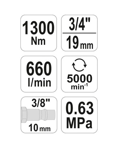 Pnevmatik qaykaaçan Yato YT-09564