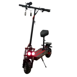 Электроскутер M6787, черный/красный