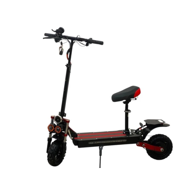 Электроскутер M6787, черный/красный Электроскутер M6787, черный/красный