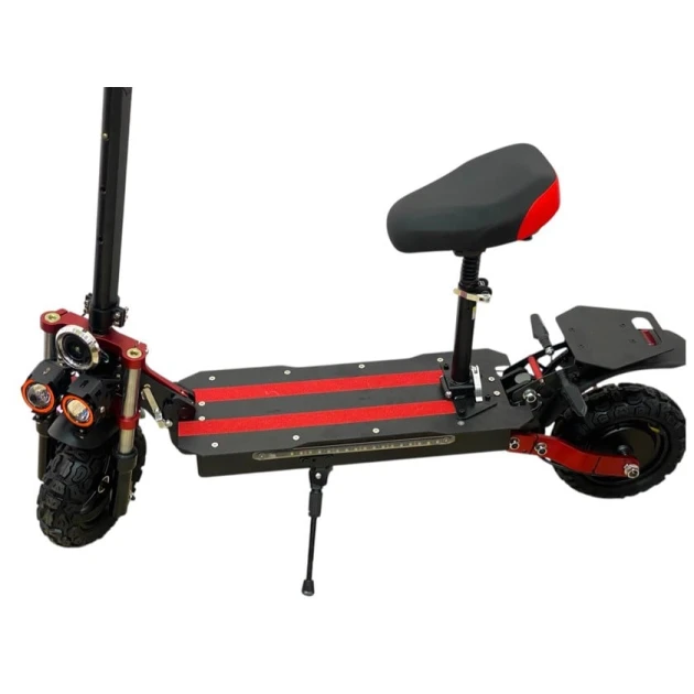 Электроскутер M6787, черный/красный Электроскутер M6787, черный/красный
