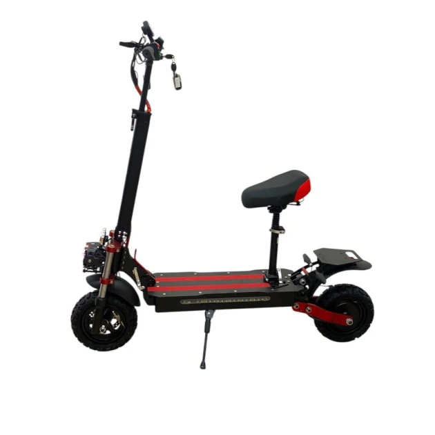Электроскутер M6787, черный/красный Электроскутер M6787, черный/красный