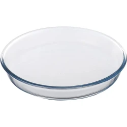 Bişirmə üçün qab Borcam, şüşə, şəffaf, 32 sm
