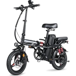 Elektrik velosiped Yonglite Z6, alüminium, 400 Vt, qara Elektrik velosiped Yonglite Z6, alüminium, 400 Vt, qara