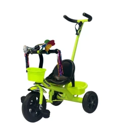 Üçtəkərli uşaq velosipedi qara/yaşıl AZR-9090 1-5 yaş