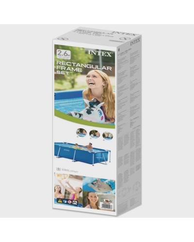 Şişmə hovuz Intex H282025271NP, göy, 260x160x65 sm, 2282 l