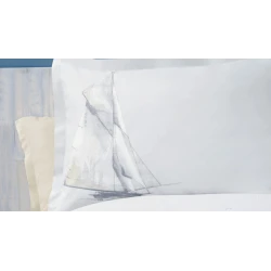 Yataq dəsti Yataş Piera, pike 160x220 sm, mələfə 100x200x36 sm, yastıq üzü 50x70 sm, birnəfərlik, pambıq, göy