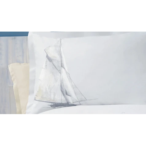 Комплект постельного белья Yataş Piera, пике 160x220 см, простыня 100x200x36 см, наволочка 50x70 см, односпальный, хлопок, синий