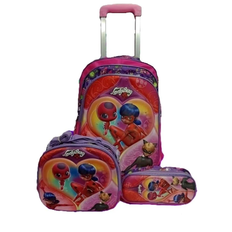 Məktəbli bel çantası 3-ü 1-də LadyBug CB56BUG80, rəngbərəng Məktəbli bel çantası 3-ü 1-də LadyBug CB56BUG80, rəngbərəng