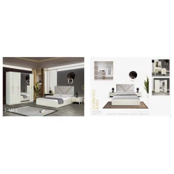 Спальный гарнитур Stil Mebel Lara AL-10, белый