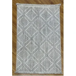 Ковер Natural halı Cozy CZY03GREY, 120х180 см, полиэстер, серый