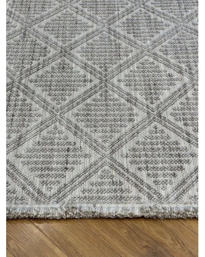 Xalça Natural halı Cozy CZY03GREY, 120х180 sm, polyester, boz