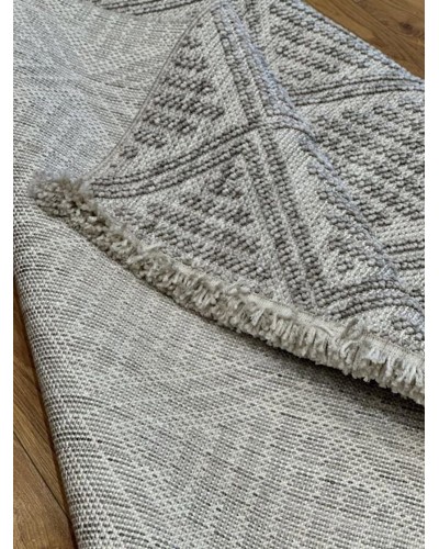 Xalça Natural halı Cozy CZY03GREY, 120х180 sm, polyester, boz