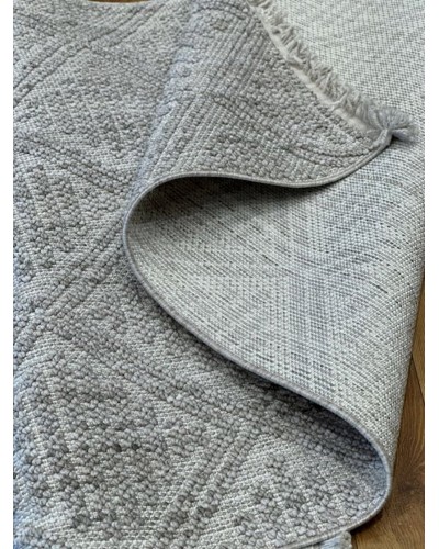 Xalça Natural halı Cozy CZY03GREY, 120х180 sm, polyester, boz