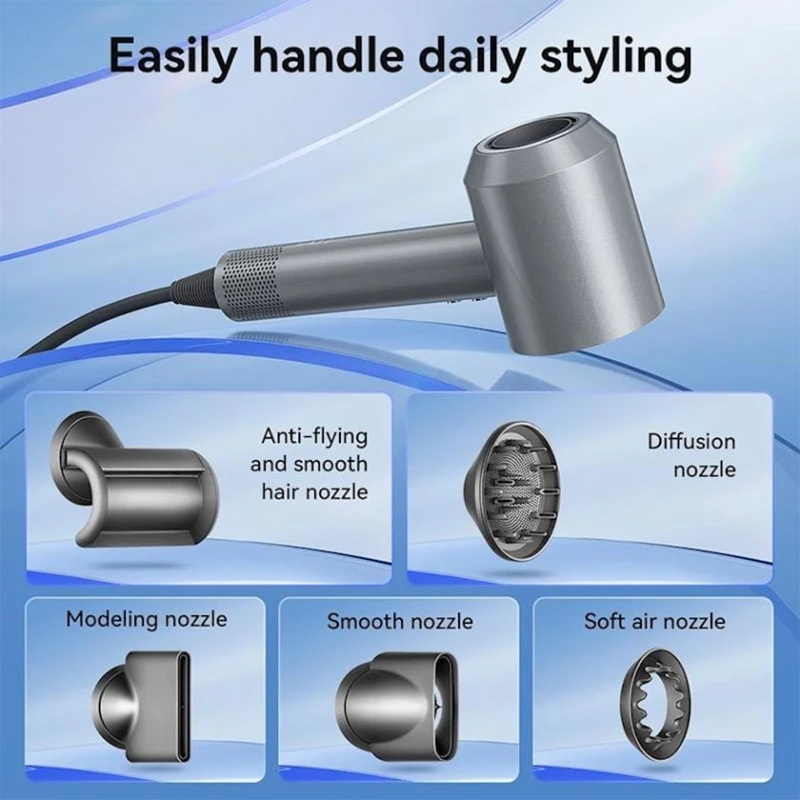 Фен Hoco DAR31 Wave 1500W Gray