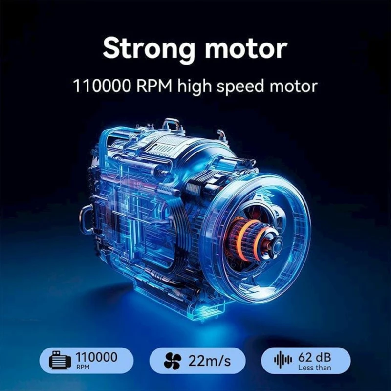 Фен Hoco DAR31 Wave 1500W Gray