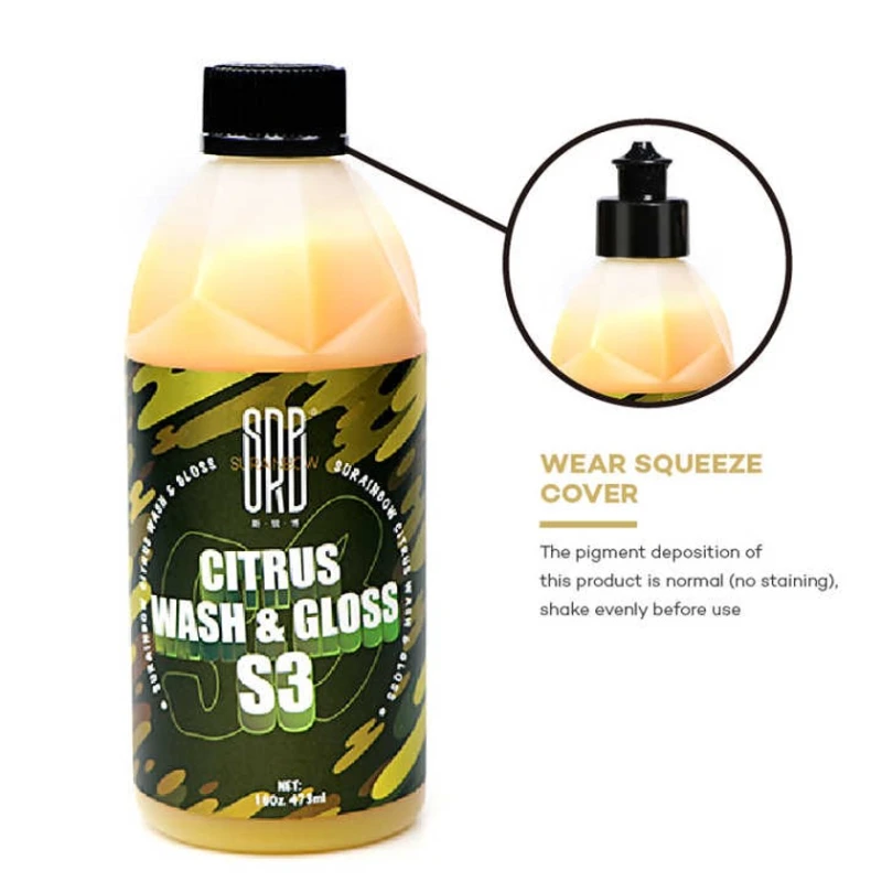 Автомобильный шампунь Surainbow S3, 473 мл Автомобильный шампунь Surainbow S3, 473 мл