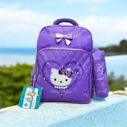 Məktəbli bel çantası Geliyazi GG-ZZ-009, poliester, bənövşəyi