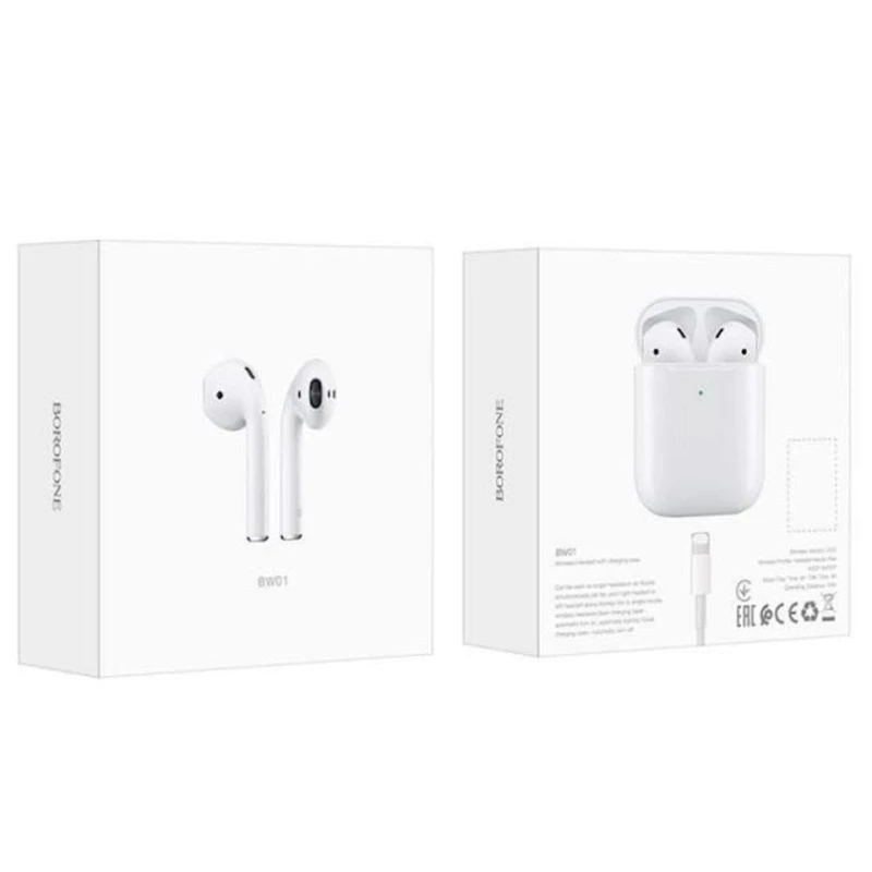 Беспроводные наушники Borofone BW01 White. Беспроводные наушники Borofone BW01 White.