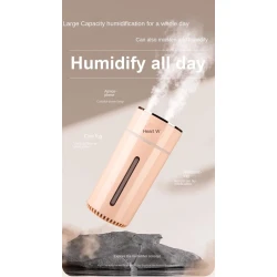 Hava nəmləndiricisi humidfer_444, 300 ml, çəhrayı