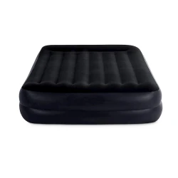 Кровать надувная Intex Pillow Rest Raised Bed 64124, черный, 152х203х42 см Кровать надувная Intex Pillow Rest Raised Bed 64124, черный, 152х203х42 см