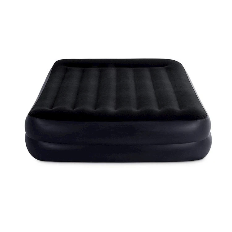 Кровать надувная Intex Pillow Rest Raised Bed 64124, черный, 152х203х42 см Кровать надувная Intex Pillow Rest Raised Bed 64124, черный, 152х203х42 см