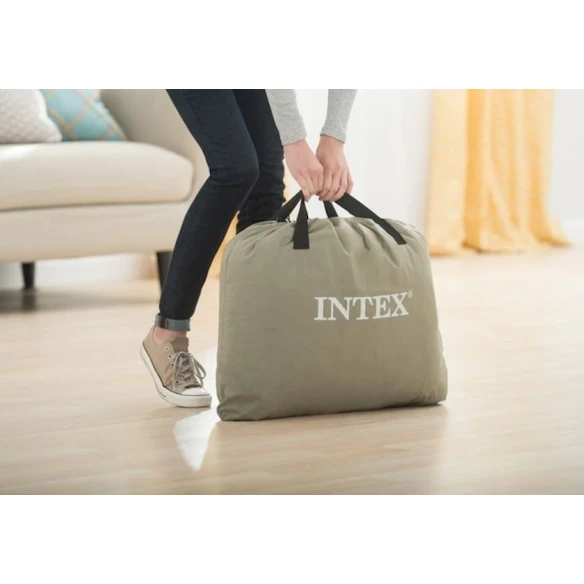 Кровать надувная Intex Pillow Rest Raised Bed 64124, черный, 152х203х42 см Кровать надувная Intex Pillow Rest Raised Bed 64124, черный, 152х203х42 см