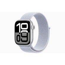 Ağıllı saat Apple Watch Series 10 GPS 46mm Silver Aluminium Case with Blue Cloud Sport Loop