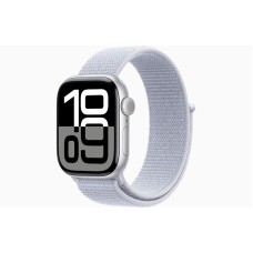 Ağıllı saat Apple Watch Series 10 GPS 46mm Silver Aluminium Case with Blue Cloud Sport Loop
