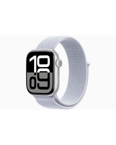 Ağıllı saat Apple Watch Series 10 GPS 46mm Silver Aluminium Case with Blue Cloud Sport Loop