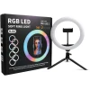 Лампа кольцевая со штативом RGB LED MJ36 Лампа кольцевая со штативом RGB LED MJ36