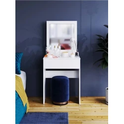 Туалетный столик Art Mebel, ламинат, 75x45x35 см, белый