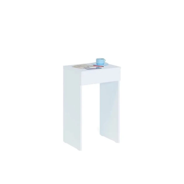 Туалетный столик Art Mebel, ламинат, 75x45x35 см, белый Туалетный столик Art Mebel, ламинат, 75x45x35 см, белый