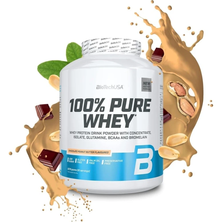 Протеин BioTechUSA 100% Pure Chocolate-Peanut Butter, 2270 г Протеин BioTechUSA 100% Pure Chocolate-Peanut Butter, 2270 г