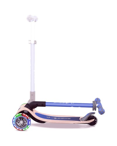 Samokat Globber Primo Foldable Wood Lights, yığılan, göy