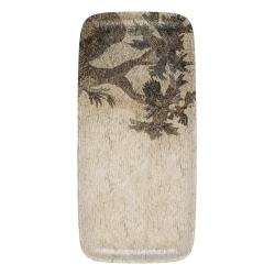 Блюдо ID-Fine Wise, фарфор, коричневое, 35 см