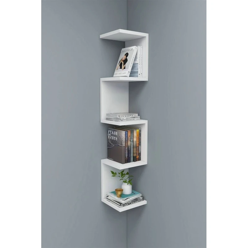 Полка Zuzi Bəyaz ev_12551113, ЛДСП, белый, 23x23x111 см