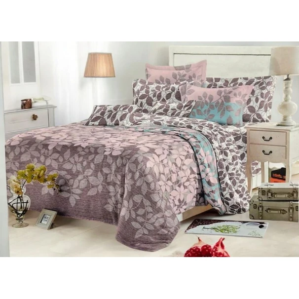 Комплект постельного белья Narlı 000488, пододеяльник 160x240 см, простыня 160x220 см, наволочка 1 шт x 50x70 см, односпальный, сатин, разноцветный