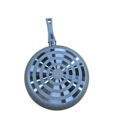 Сковородка Mehtap SHA-00005551, серая, 30 см