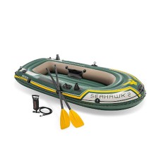 Şişmə qayıq Intex 68347 Seahawk 2, 236х114х41 sm, plastik avarlar 122 sm, 240 kq qədər