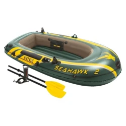 Надувная лодка Intex 68347 Seahawk 2, 236х114х41 см, пластиковые вёсла 122 см, до 240 кг