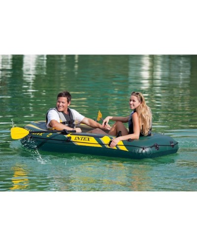 Şişmə qayıq Intex 68347 Seahawk 2, 236х114х41 sm, plastik avarlar 122 sm, 240 kq qədər
